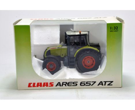 Universal Hobbies 1/32 Diecast Farm Issue comprising Claas Ares 657 Tractor. NM to M in Box.