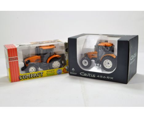 Joal 1/32 Farm issue comprising Renault tractor plus Universal Hobbies Renault Celtis Tractor. NM to M in Boxes. (2)