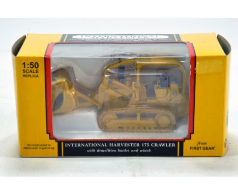 First Gear 1/50 Construction issue comprising IH 175 Crawler Tractor. E to NM in Box.