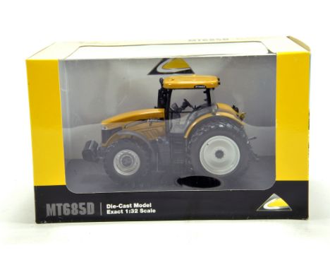 Universal Hobbies 1/32 Farm issue comprising Challenger MT685D Tractor. NM to M in Box.