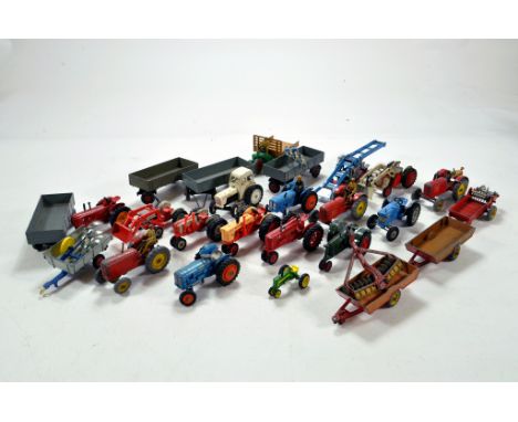 An interesting assortment of mainly Farm Tractor issues comprising Dinky, Corgi and Others. F to G. 