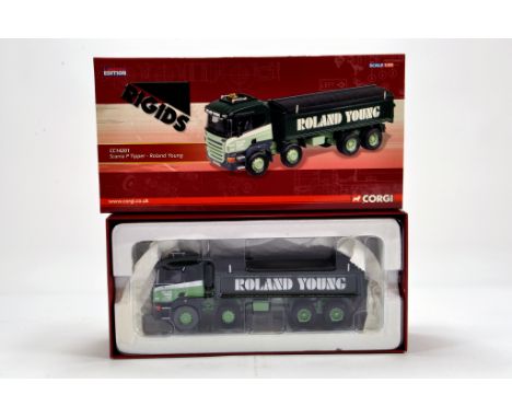 Corgi 1/50 Diecast Truck Issue Comprising No. CC14201 Scania P Tipper in livery of Roland Young. E to NM to M in Box.