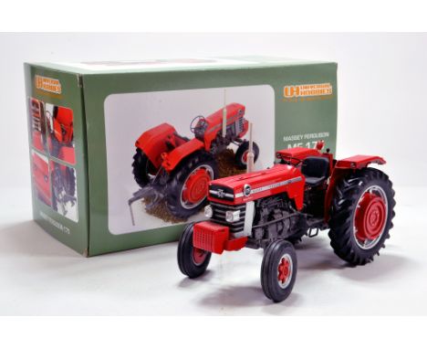 Universal Hobbies 1/16 diecast issue comprising Massey Ferguson 175 Tractor. VG to E in Box.