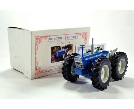 DBP Model Tractors 1/16 Hand Built County Super Four 754 Tractor. Exclusive Model is NM to M.