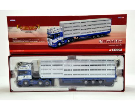 Corgi 1/50 Diecast Truck Issue Comprising No. CC13738 Scania R Livestock Transporter in livery of Dermot Conroy. E to NM to M