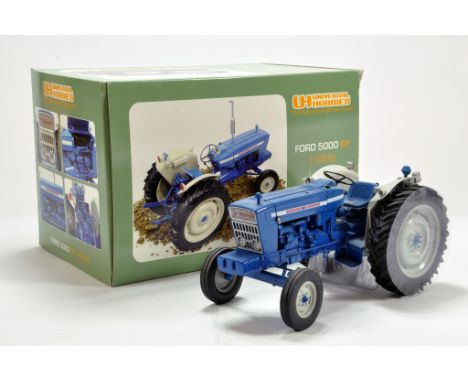 Universal Hobbies 1/16 diecast issue comprising Ford 5000 Tractor. VG to E in Box.