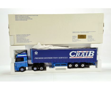 Eligor 1/43 Diecast Truck Issue Comprising DAF XF Curtain Trailer in Livery of CRAIB. Search Impex Special. E to NM to M in B