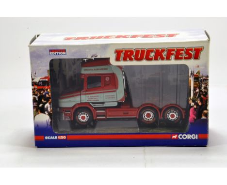 Corgi 1/50 Diecast Truck Issue Comprising Truckfest No. CC12938 Scania T in livery of S C Transport. E to NM to M in Box.