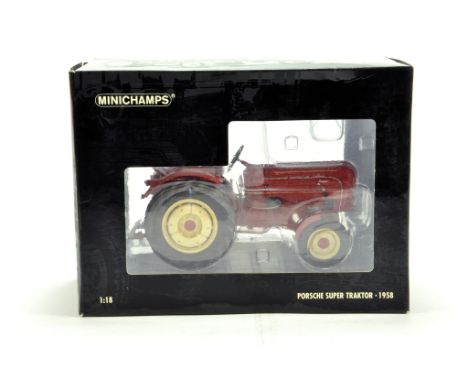 Minichamps 1/18 diecast issue comprising Porsche Super Tractor. E to NM to M in Box.