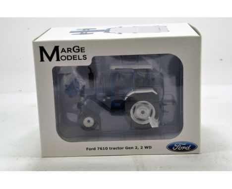Marge Models 1/32 diecast farm issue comprising Ford 7610 Gen II 2WD Tractor. NM to M in Box.