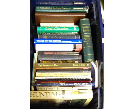 Shooting interest: Collection of twenty-two books on rifles and hunting.