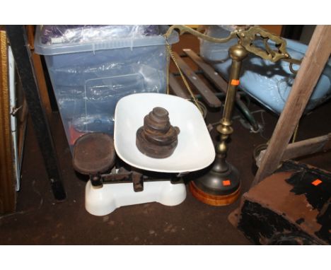 TWO SETS OF VINTAGE SCALES
