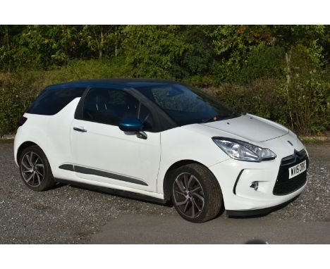 A CITROEN DS3 DSTYLE + PURETECH S/S HATCHBACK, REGISTRATION NUMBER WV15 ORK, 3 doors, 1200cc petrol engine, manual gearbox, w