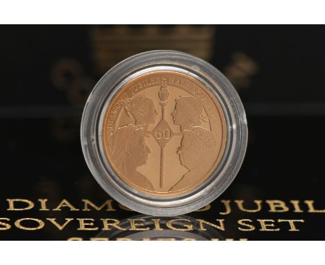 A GOLD HALF SOVEREIGN from the double Portrait Sovereign set 2012 TDC boxed certificate
