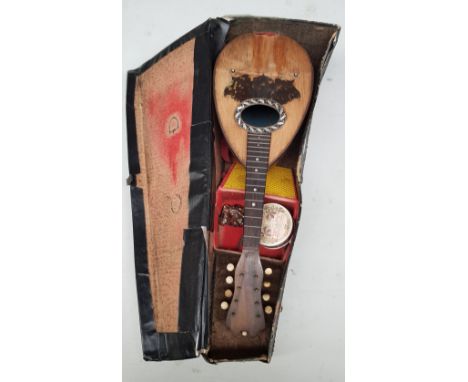 An early 20th century balloon back mandolin by Lucciani, Napoli.