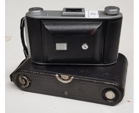 Two folding cameras: Kodak TB25/50/100 and Ensign Ranger 2 