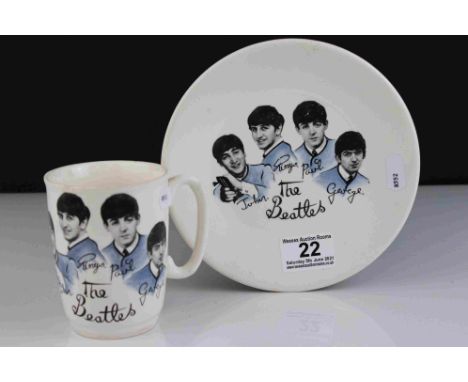Original Broadhurst Brothers of Burslem Baetles cup and saucer