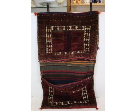 Large Double Wool Carpet Camel Bag, 140cms x 76cms 