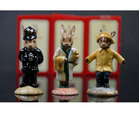 Three ceramic Bunnykins figures 