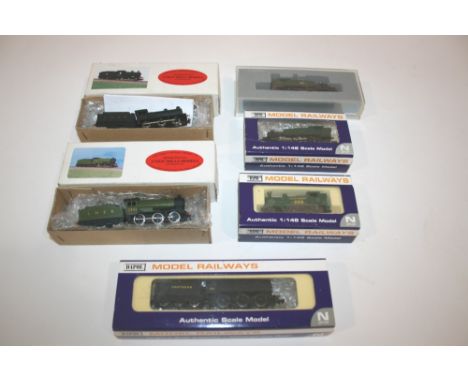 N GAUGE BOXED LOCOMOTIVES including Dapol Model Railways C11, Graham Farish 5153 (missing sleeve of box), Union Mills 2943, a