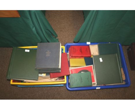 A COLLECTION OF STAMPS IN ALBUMS etc. Well laid out in British Empire or Commonwealth formats, in used or mint mounted exampl