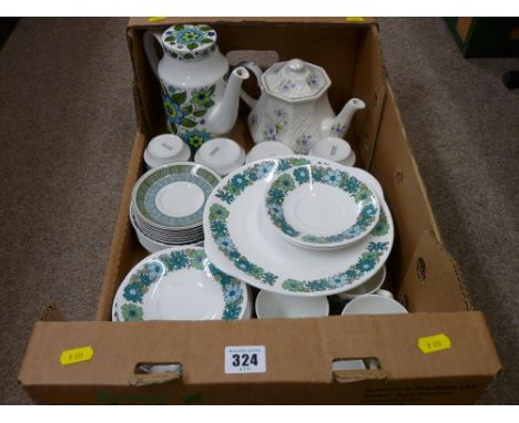 Mid Century Midwinter and other tea and coffeeware including Elizabethan 'Portobello III'
