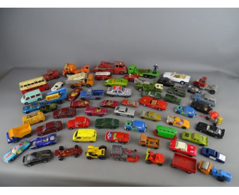 Quantity of vintage Corgi, Dinky, Matchbox and other diecast vehicles (play worn conditions)