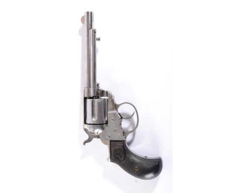 A Colt's Model 1877 41 Calibre ''Thunderer'' Six Shot Double Action  Revolver, with traces of nickel plated finish, the 12.5c