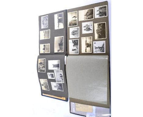 A German Third Reich Period Photograph Album, compiled by Willi Hoverscheidt, containing approx. 210 photographs covering his