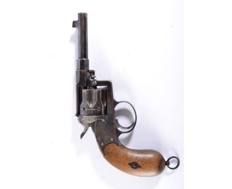 An 1893 Imperial Prussian M/83 10.6 mm Single Action Reichs Revolver By Erfurt, with blued finish, the 12cm round barrel step
