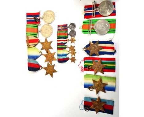 A Second World War Naval Group of Six Medals, comprising 1939-45 Star, Atlantic Star, Pacific Star, France and Germany Star, 