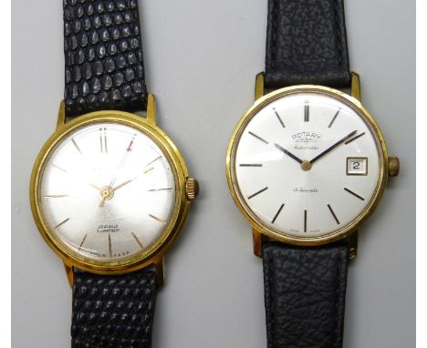 A Rotary wristwatch and a Poljot wristwatch 