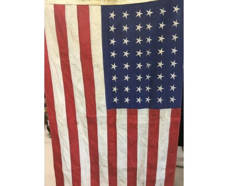 WW2 Style, 48 Star, US Army Stars &amp; Stripes Flag, marked 1943.Size 155 x 85cm
