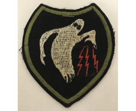 WW2 Style US 23rd HQ “Ghost” Squadron Fabric Patch.