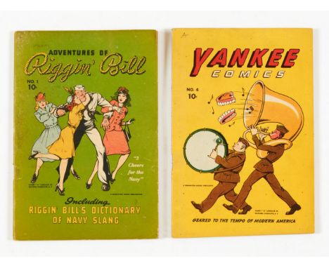 Adventures of Riggin' Bill 1, Yankee Comics 4 (Remington Morse) 1940s small format (7 x 5 ins) 68 pg comics. "After you have 