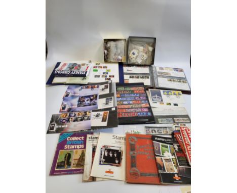 Three stamp albums including  Star Wars and Dr Who first day covers, Stanley Gibbons Improved Postage Stamp Album, Speciall A