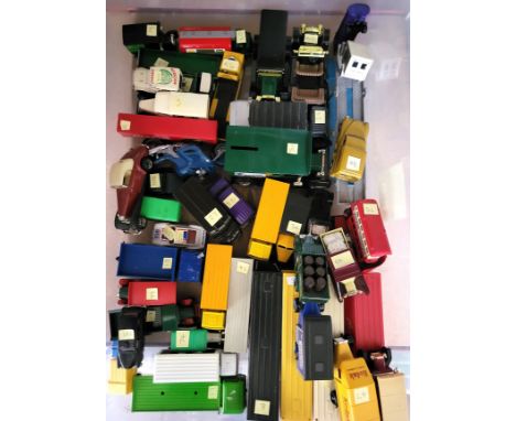 Forty-seven diecasts by various makers including Stevelyn, Corgi, lledo, and Majorette. (47) 