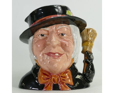 Royal Doulton rare large prototype character jug The Witch: Modeled in the 1980s by William K Harper, not for resale back sta