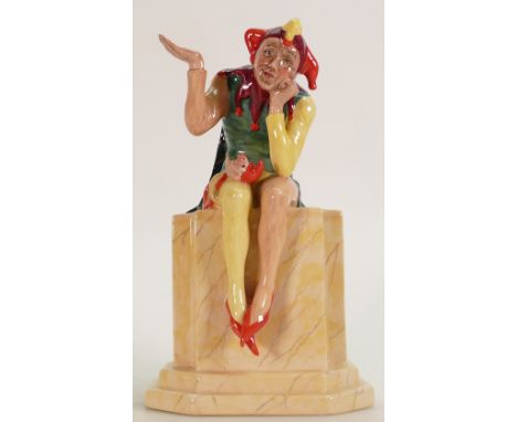 Carltonware limited edition figure The Jester: Height 21cm