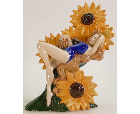 Carltonware limited edition figure Sunflower: Height 27cm