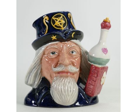 Royal Doulton rare large prototype character Jug The Wizard: Modelled in the 1980s by William K Harper, not for resale back s