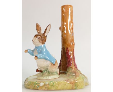 Beswick early Beatrix Potter lamp base of Peter Rabbit: