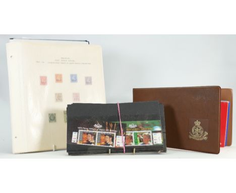 A collection of vintage world stamps: Including several albums.