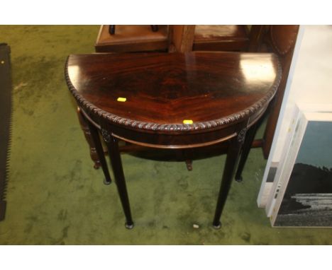 A FOLD OVER CARD TABLE