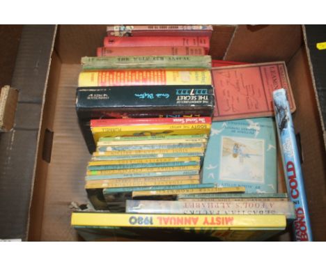 A BOX OF COLLECTABLE BOOKS to include John Gardner - 'James Bond 007 in Cold' Hodder &amp; Stoughton 1996, first edition, ex-