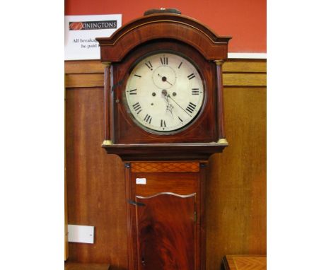 A 19th century mahogany longcase clock