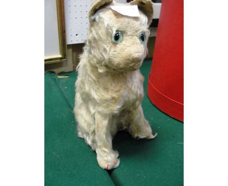An early 20th century Steiff cat