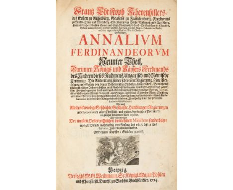 Khevenhiller, Franz Christoph von: Annales Ferdinandei oder Wahrhaffte Beschreibung Kaysers Ferdinandi des Andern Geburth, Au