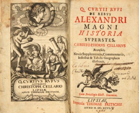 &nbsp;Quintus Curtius Rufus. Konvolut mit 5 lateinischen Ausgaben der Geschichte Alexanders des Großen. 5 Bde. Amsterdam, Fra