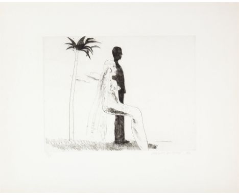DAVID HOCKNEYThe marriage 1962Radierung und Aquatinta auf J Green Papier. Signiert und datiert. Ex. 73/75. Hrsg. Petersburg P